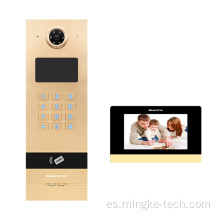 Sistema de control de acceso de bloqueo inteligente Sistema de videos de videos Teléfono